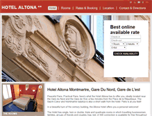 Tablet Screenshot of hotelaltona.com